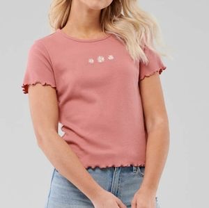 Hollister ribbed baby tee